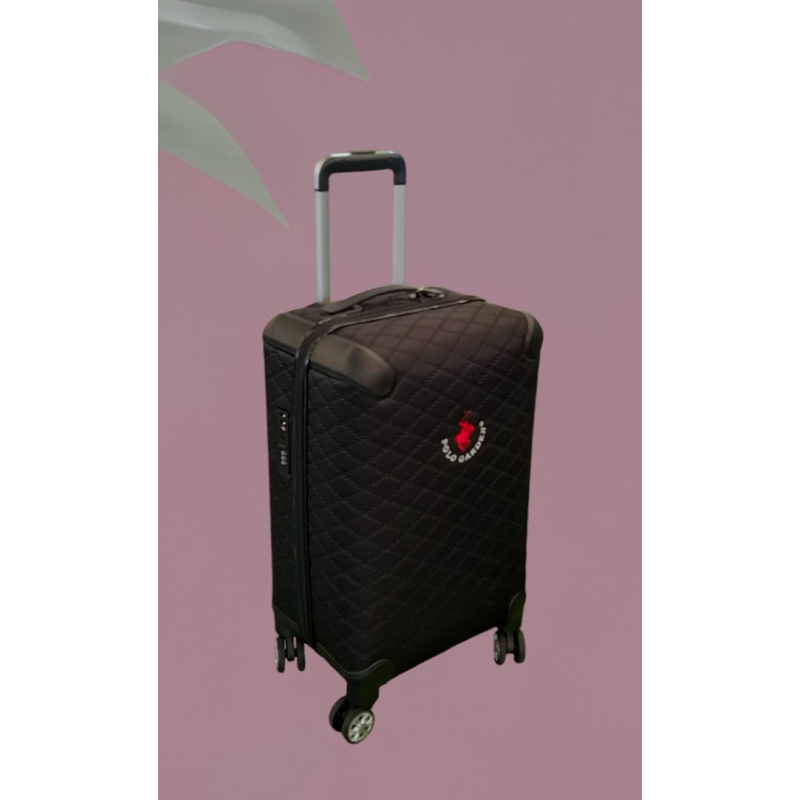 koper polo garden 19 inch bahan fiber kombinasi kain small size cabin size koper original koper loka