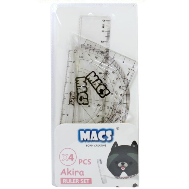 

TBMO RULLER SET MACS - PENGGARIS SET ISI 4 PCS