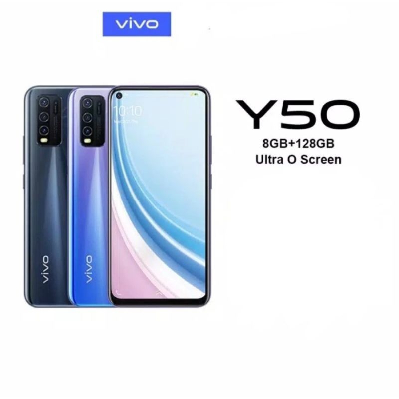 Vivo y50 ram 8/128gb new garansi resmi Indonesia ori