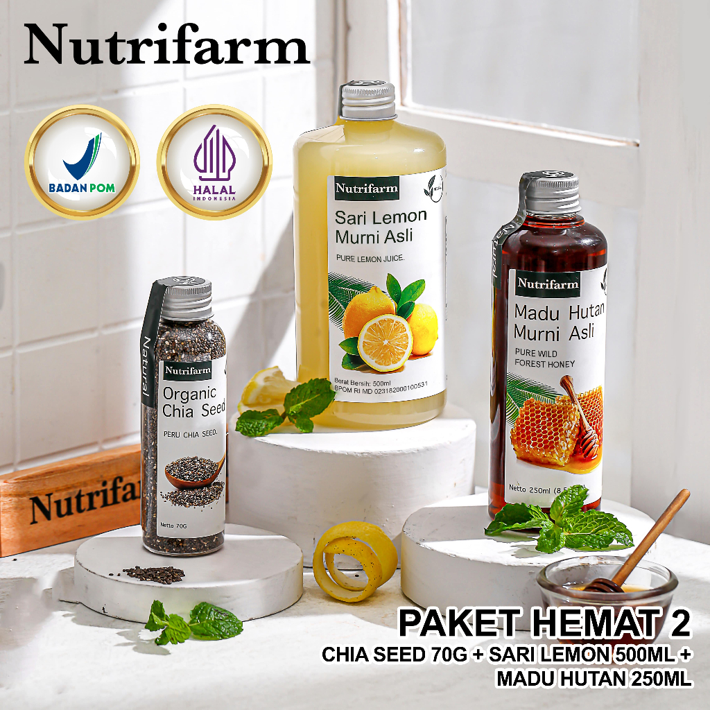 

Paket Hemat 2 Nutrifarm Sari Lemon 3 In 1 / Sari Lemon Fresh / Sari Lemon Pure / Air Lemon Original