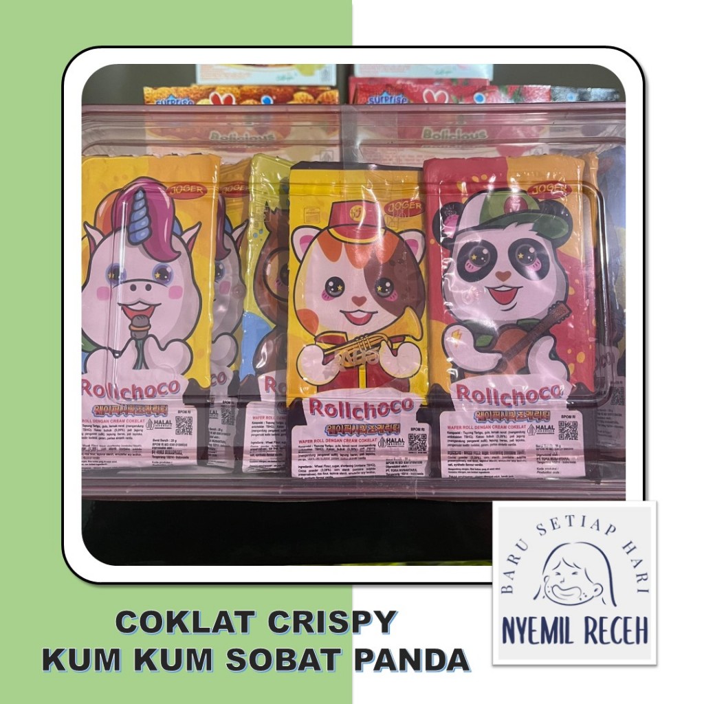 

Coklat Crispy Kum Kum Sobat Panda 20Pcs X 15Gr