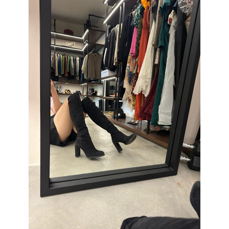 STUART WEITZMAN Suede Knee Length Boots