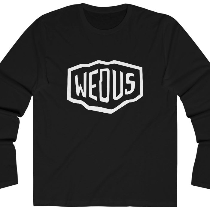 Kaos Lengan Panjang Pria Wanita Katun Combed Kata Kata Plesetan Lucu Wedus