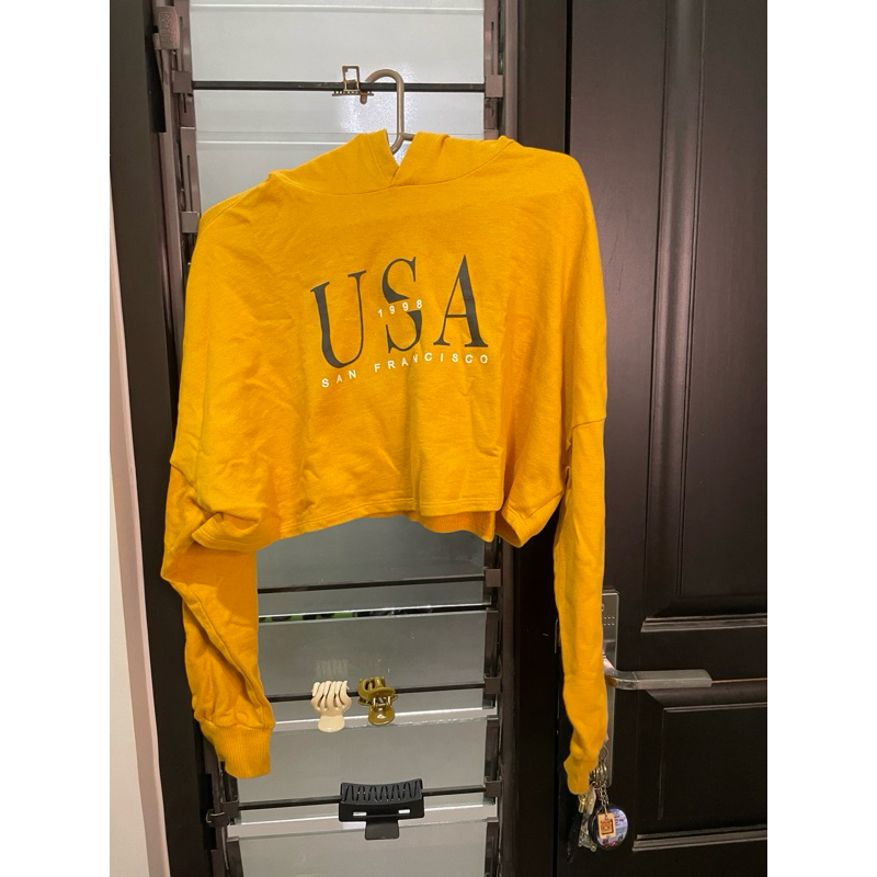 preloved hnm hoodie crop