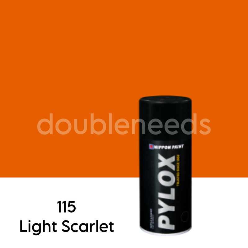 PYLOX 115 LIGHT SCARLET / CAT SEMPROT PYLOX ORANGE OREN 300cc