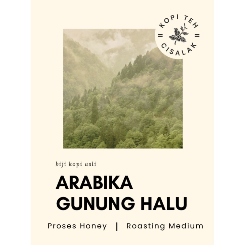 

Kopi Arabika Gunung Halu Banana 100gram