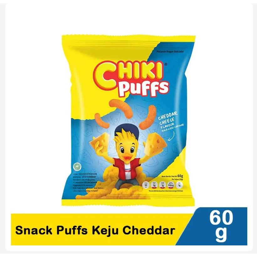 

Chiki Snack Puffs Cheddar Cheese 60 gr