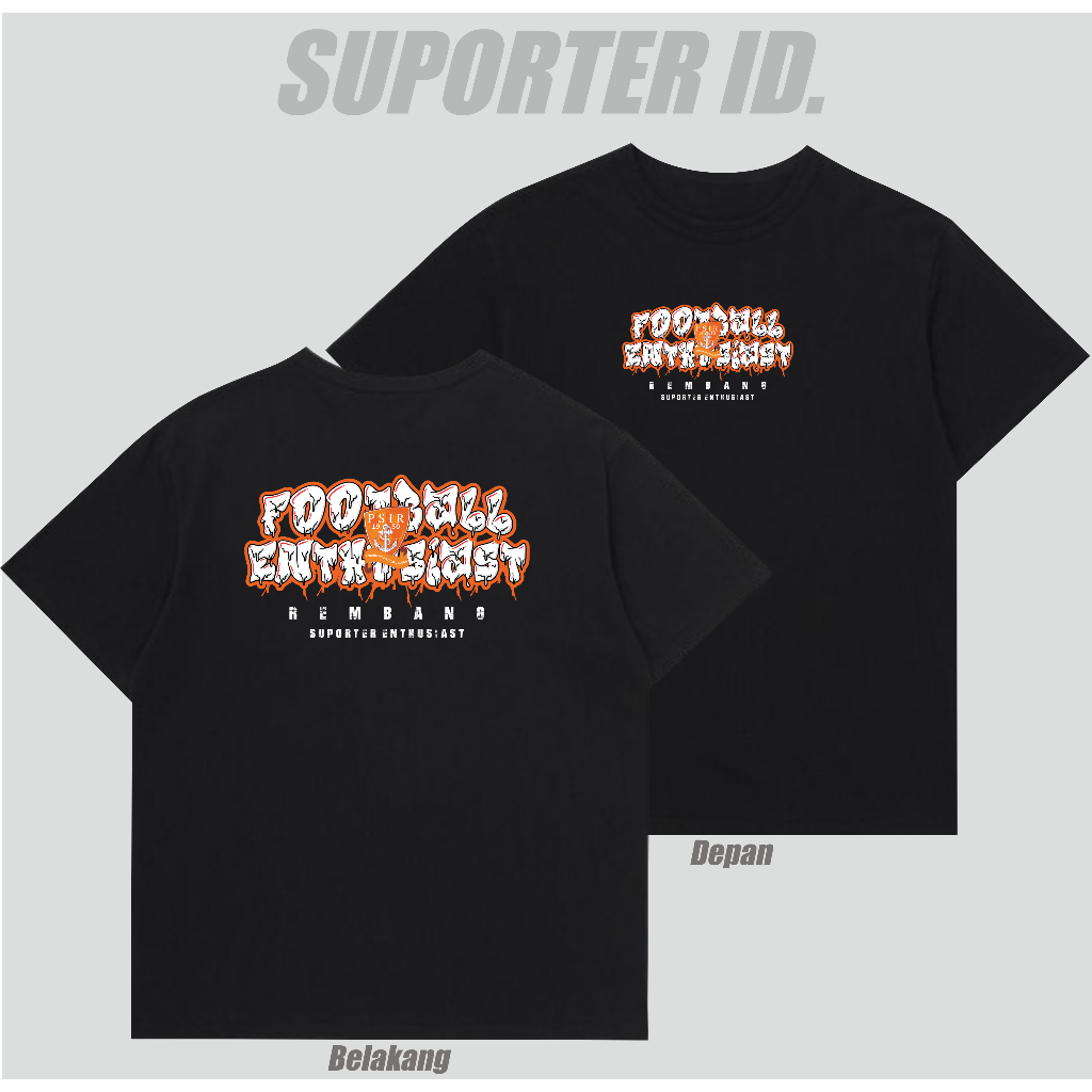 Kaos Suporter PSIR Rembang Tshirt Rembang Suporter Enthusiast