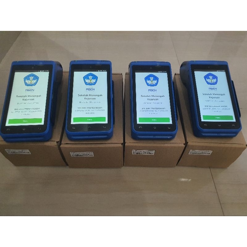 mesin edc offline praktek kasir di smk nasional