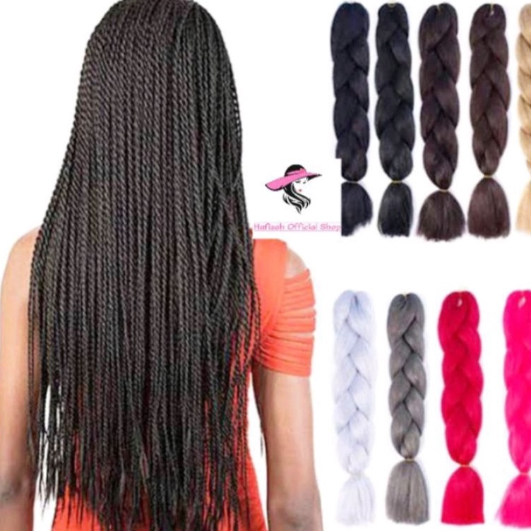 KODE U86K Rambut Sambung Kepang 3  Rambut Palsu Kepang 3 Rambut Ulir Kepang  Rambut Kepang Gede Exte