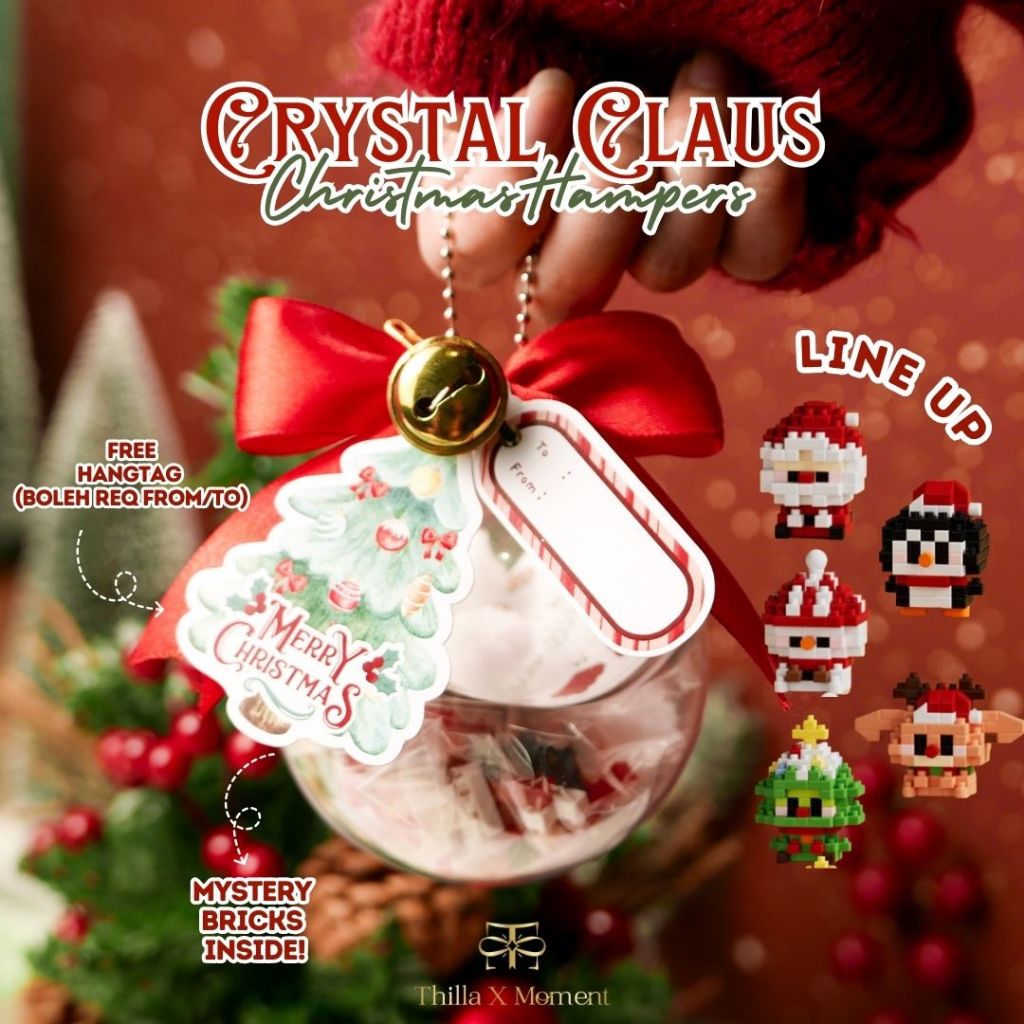 

[CRYSTAL CLAUS] HAMPERS NATAL 2024 KADO NATAL MERRY CHRISTMAS GIFT BOX PARSEL NATAL BINGKISAN HADIAH CHRISTMAST SOUVENIR NATAL CHRISTMAS HADIAH TAHUN BARU GIFT BOX NEW YEAR 2024 KADO NATAL HAMPER GIFT BOX