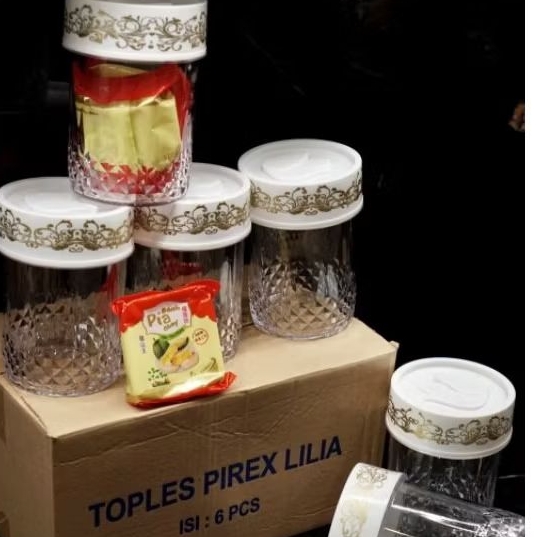 Toples Pirex Lilia Akrilic Set