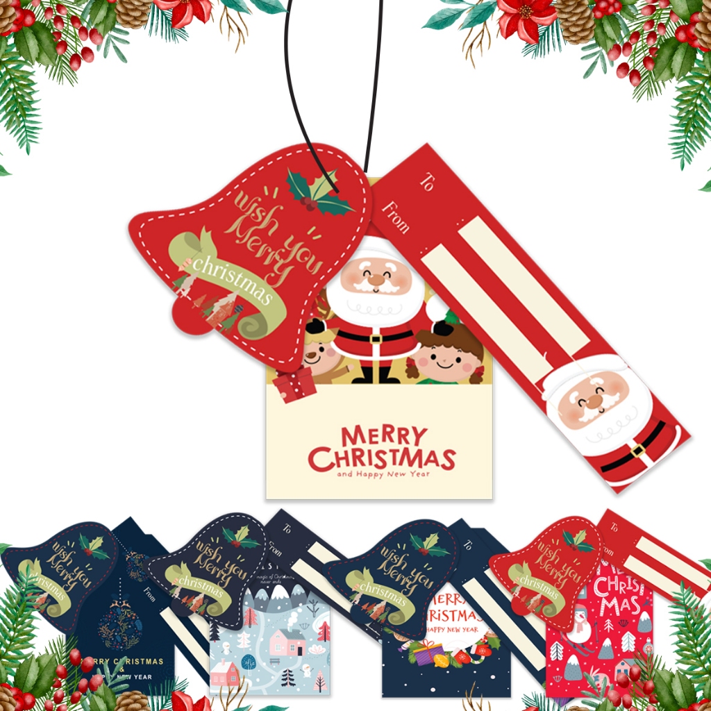 

Hang Tag natal label gantung hampers christmas gift parcel