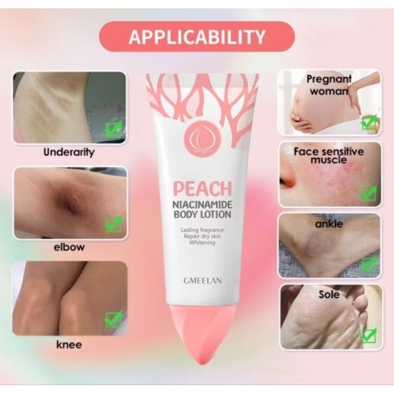 [ COD ] GMEELAN Pecah niacinamide body lotion dan Whitening serum cream memutihkan kulit Ampuh menga