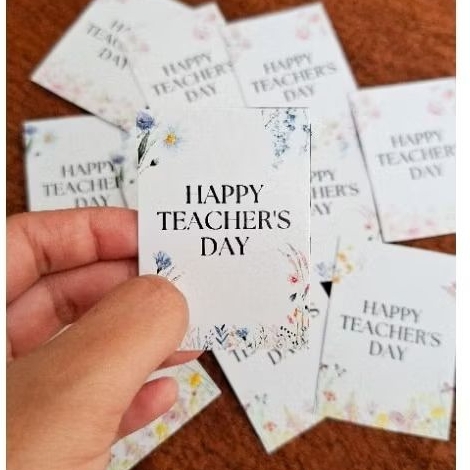 KARTU UCAPAN 15pcs HAPPY TEACHERS DAY, HAPPY BIRTHDAY, HAPPY GRADUATION