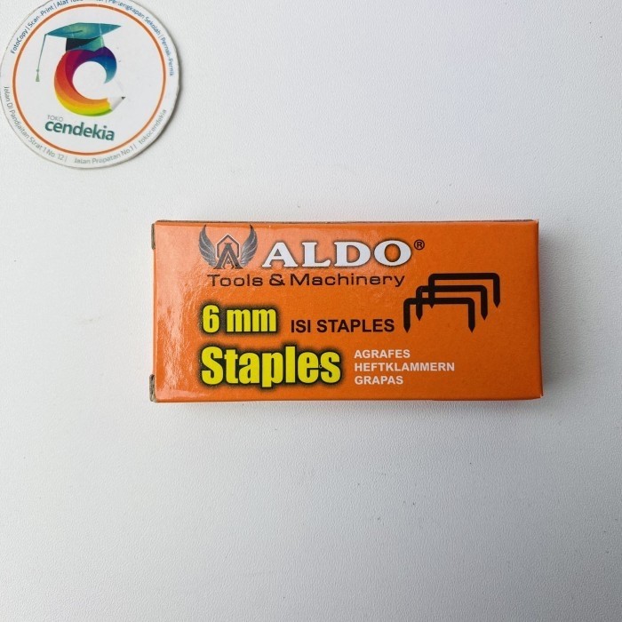 

Isi Stapler Staples Tembak ALDO 6mm Gun Tackers