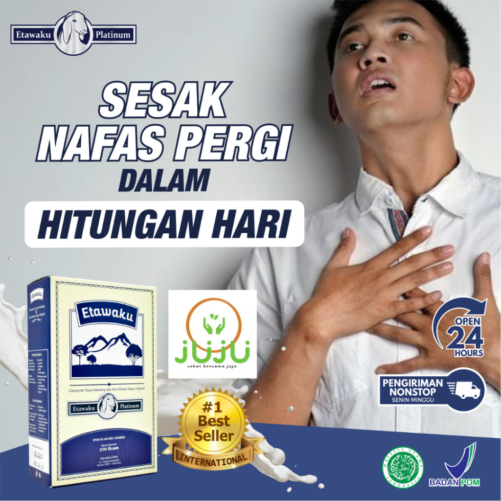 

Etawaku Platinum Susu Kambing Atasi Permasalahan Paru Paru 200g