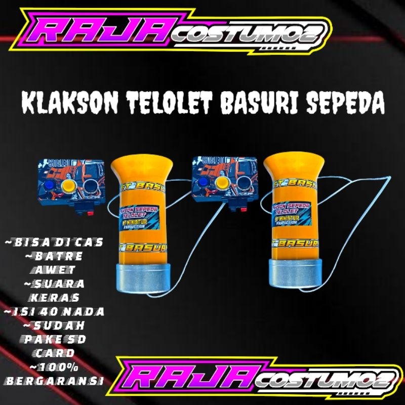 Klakson telolet basuri sepeda / telolet basuri sepeda / Basuri sepeda anak / klakson telolet sepeda 