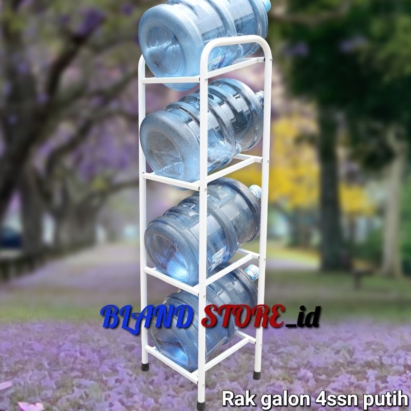 Rak Galon 4 Susun / Tempat Galon Susun putih