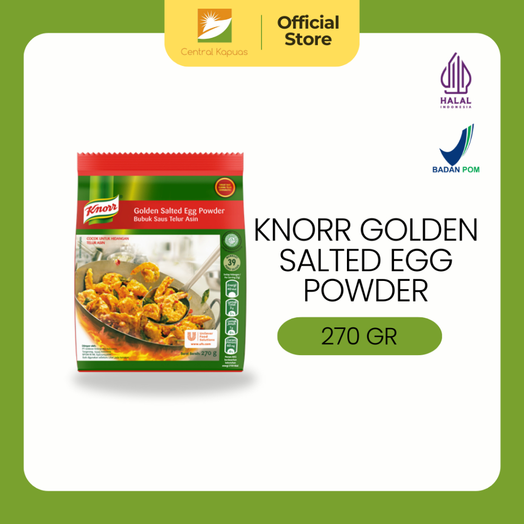 

KNORR Golden Salted Egg Powder 270gr