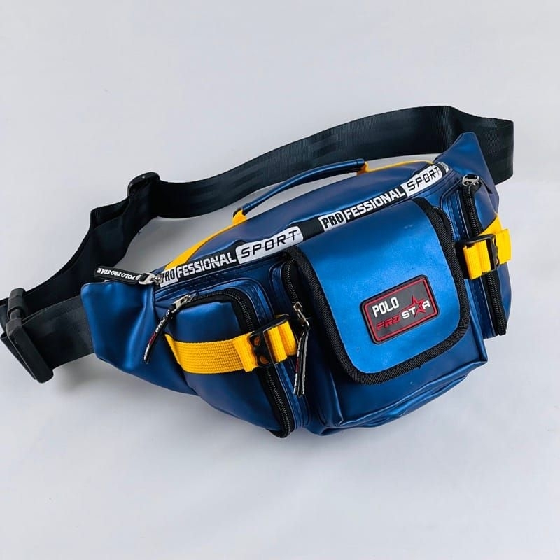 BIG SIZE TAS PRIA ANTI AIR Waistbag Tas pinggang Tas Selempang Terbaru Original POLO STAR