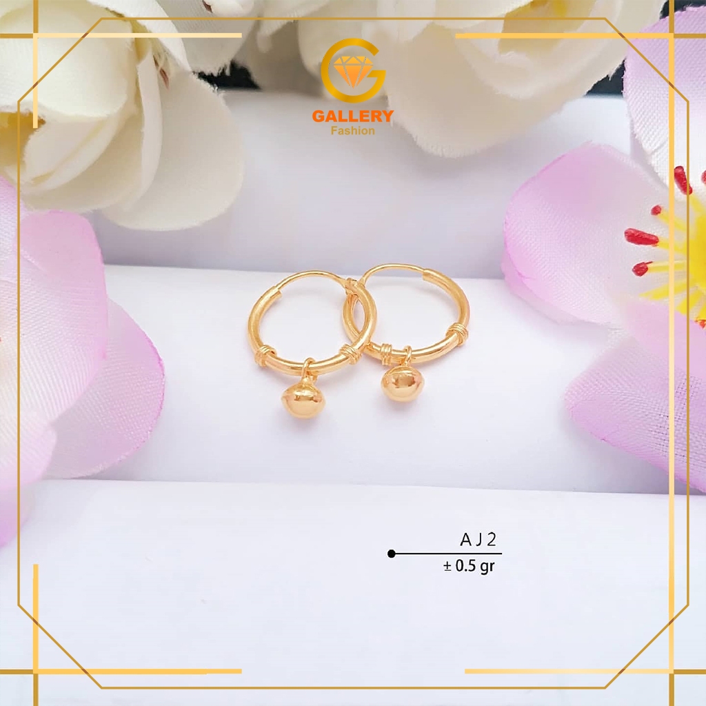 ANTING JIPSI ANAK EMAS TUA 16K (700) KUMPULAN 0,5GR SAMPAI ANAK SD