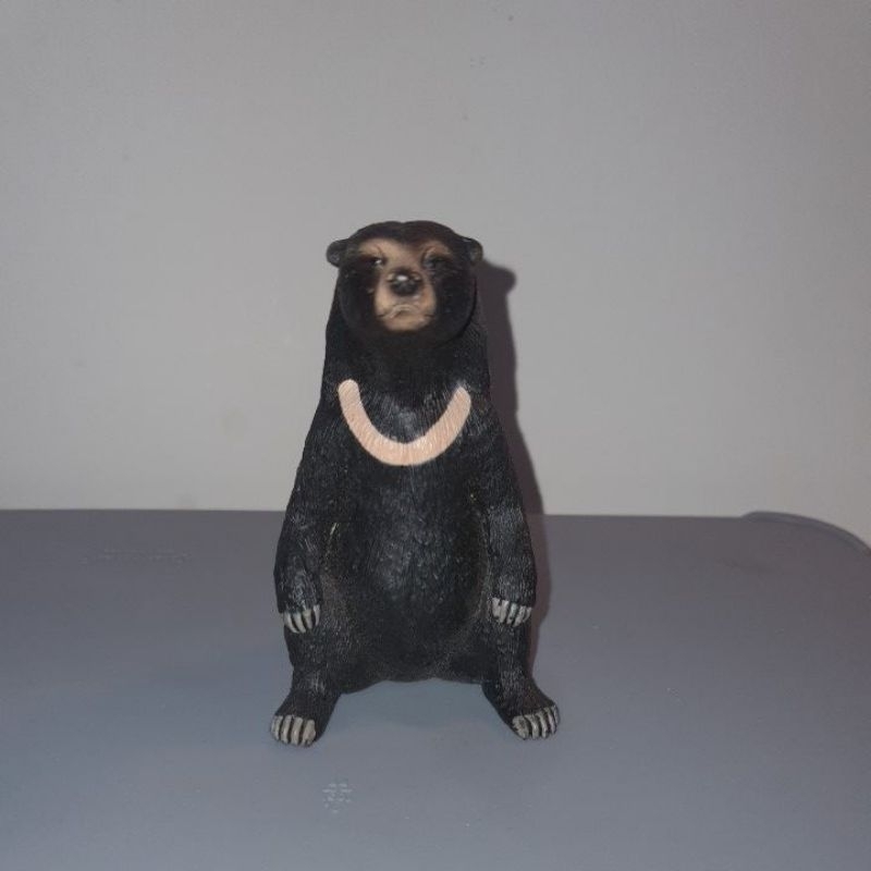 ANIMAL FIGURINE|SUN BEAR|BERUANG MADU/ MAINAN MINIATUR BINATANG BERUANG MADU [MOJO]