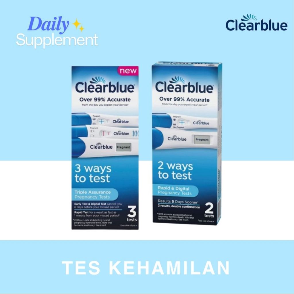 Clearblue 3 Ways to Test Triple Assurance Pregnancy Test Kit - 3 Test