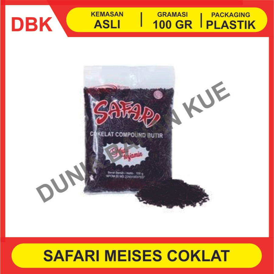 

MESES COKELAT SAFARI LAGIE COKLAT 100 GR - 1 BOX 30 PCS