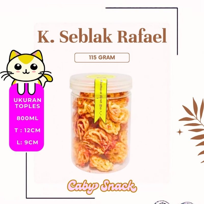 

kerupuk seblak Rafael 115gr + toples termurah dikirim ke alamat langsung Cod Gratis ongkir Jawa Timur