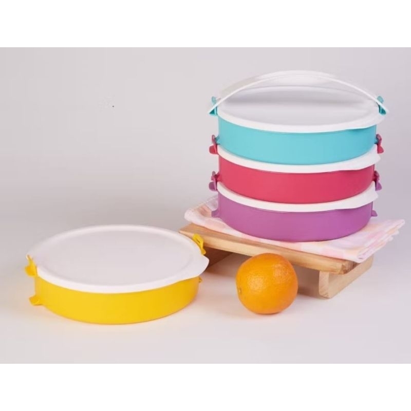 Rantang 4 Susun / Rantang Bulat / Rantang Plastik 4 Susun