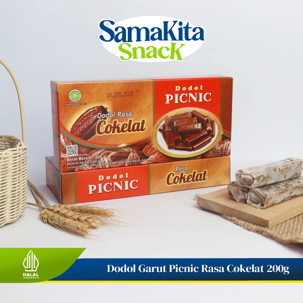 

Dodol Coklat Garut Asli Murah Berkualitas Original Makanan Khas Garut - PICNIC Cokelat 200 Gram