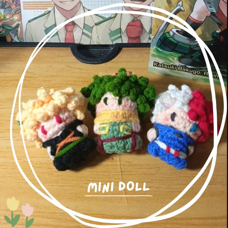 [Dearn Dream] Crochet Minidoll Anime My Hero Academia Gantungan Kunci|Keychain|Boneka Rajut | Mini d