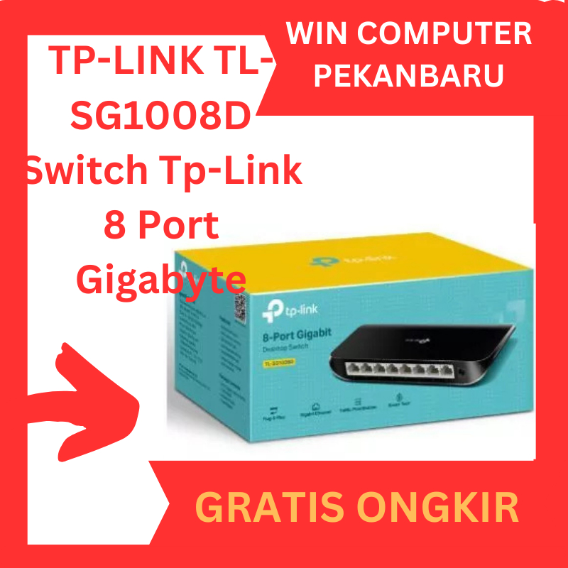 TP-LINK TL-SG1008D Switch Tp-Link 8 Port Gigabyte