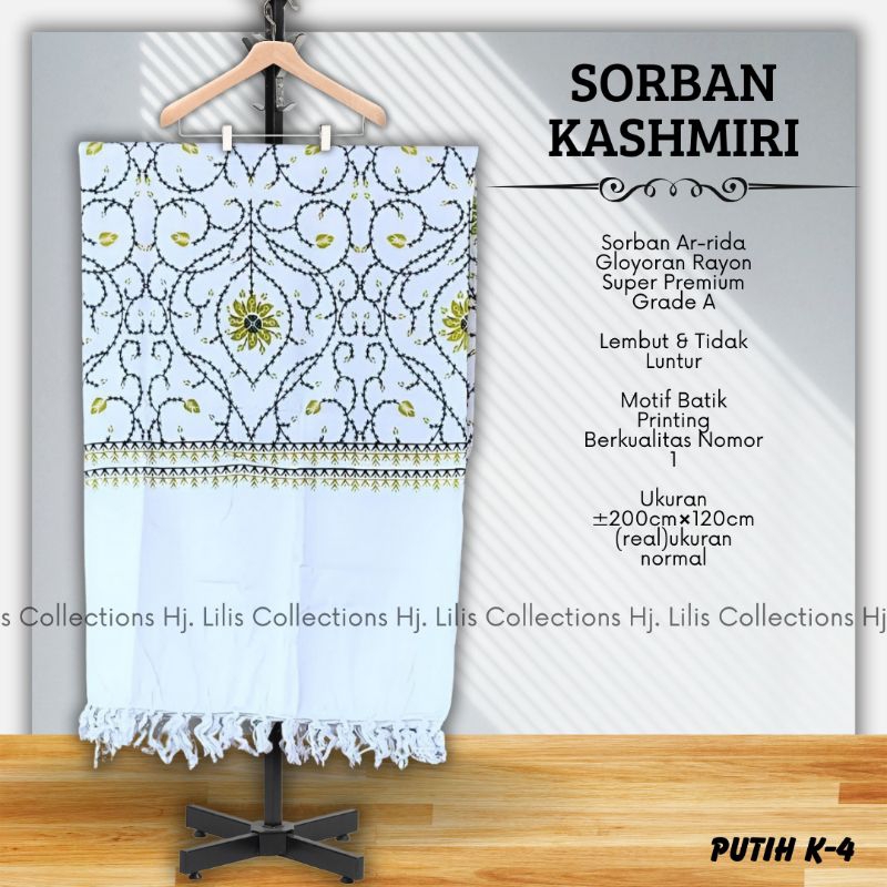 SORBAN ARAB PREMIUM SORBAN MURAH SORBAN BATIK SORBAN IMAMAH PERMANEN SORBAN KASHMIR ORIGINAL SORBAN 