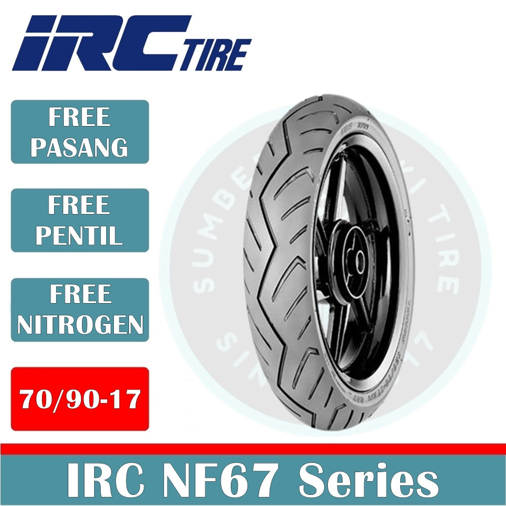 Ban Motor IRC NF67 70/90-17 Tubeless Ban Depan Motor MX KING Ring 17