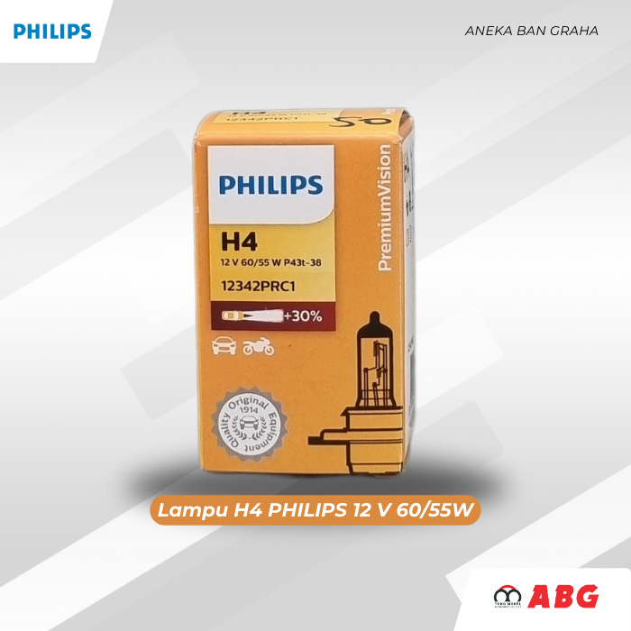 Lampu H4 PHILIPS 12 V 60/55W