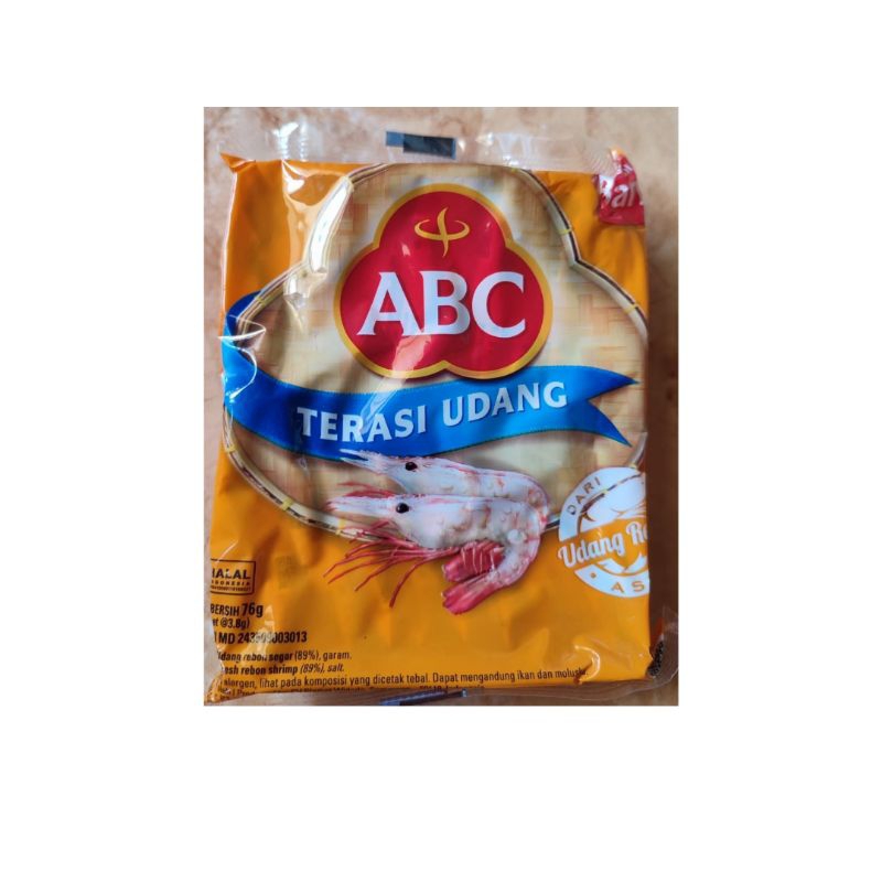 

ABC TERASI UDANG SACHET ISI 20 x 3.8gr