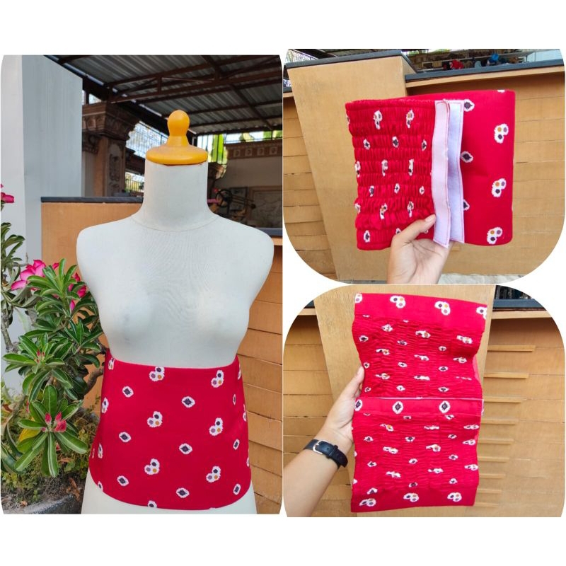 Angkin Instan Kerut Motif Jumputan/Angkin Jumputan/Angkin Instan