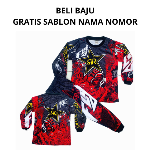 Jersey setelan baju motor suzuki baju balap anak jersey motor cross baju seragsm suzuki
