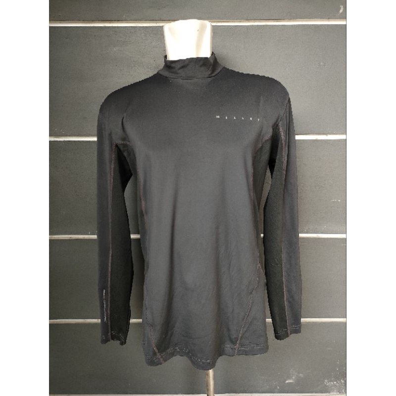 Long Sleeve Kaos olahraga panjang Millet hitam