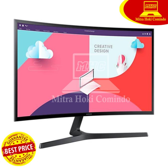 Led Monitor Samsung 24 Inch Curve LS24C366EAE 75Hz