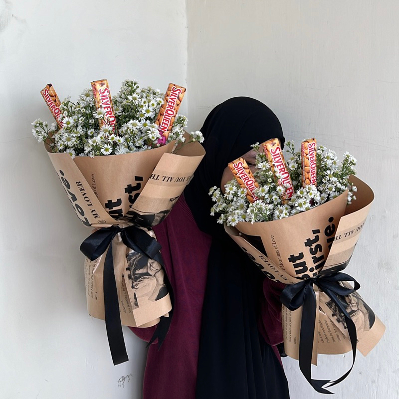 Buket Bunga Pikok asli pakai Coklat | Medan