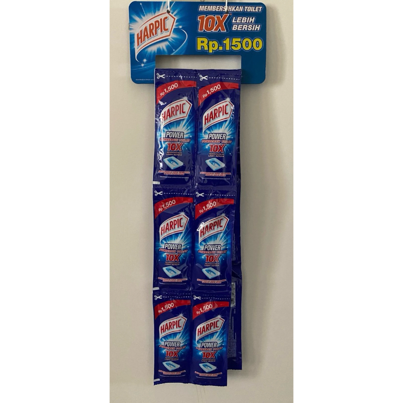 harpic pembersih toilet renceng 25 ml (12 sachet)