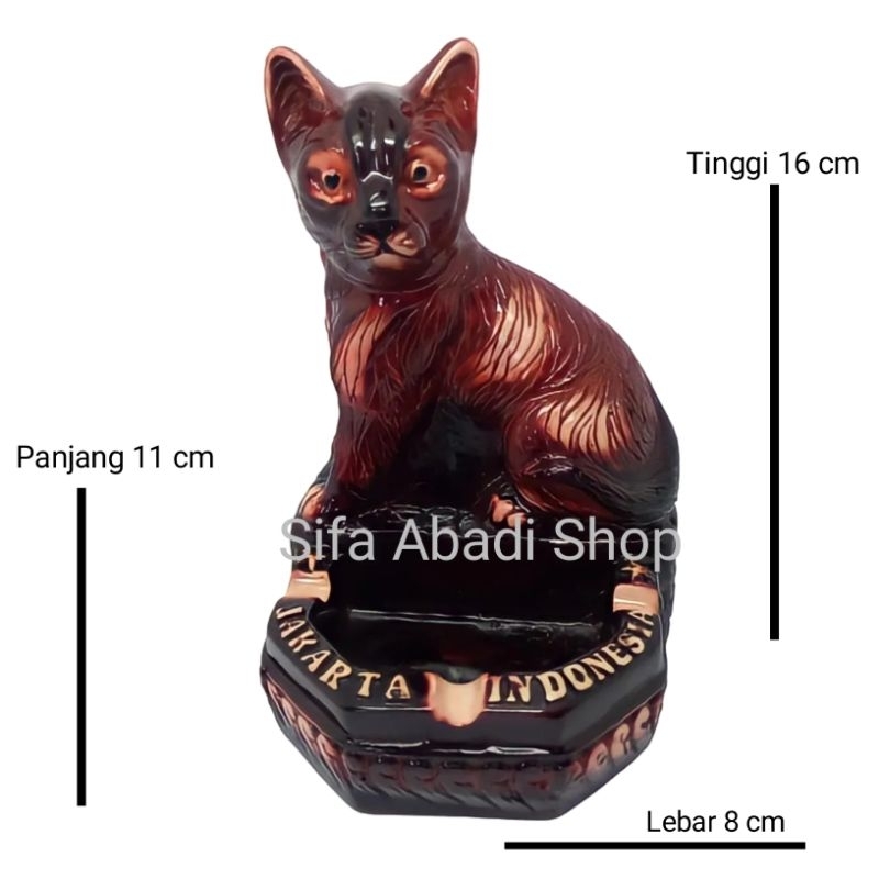 Asbak Kucing Unik Aesthetic Murah