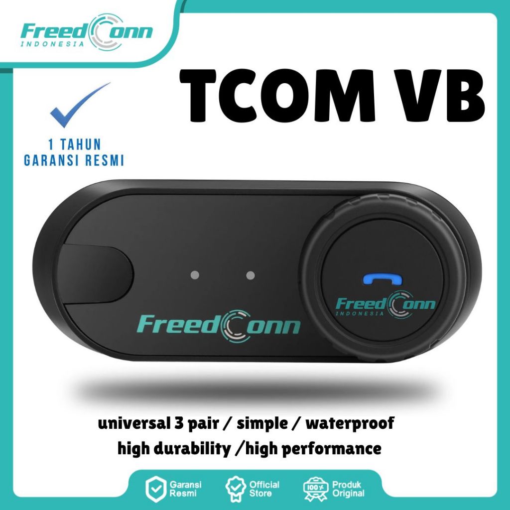 INTERCOM FREEDCONN TCOM VB BLUETOOTH HELM HEADSET INTERCOM T-COM VB INTERCOM HELM ORIGINAL