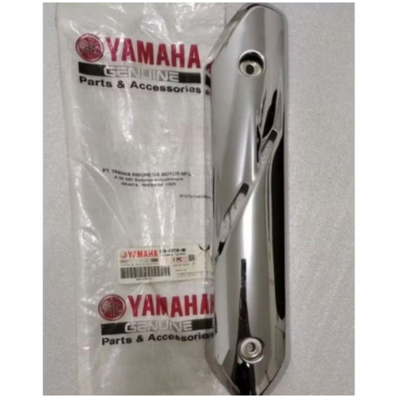 cover tutup temeng knalpot yamaha jupiter z robot 2010-2012 ori original YGP 31B-E4718-00
