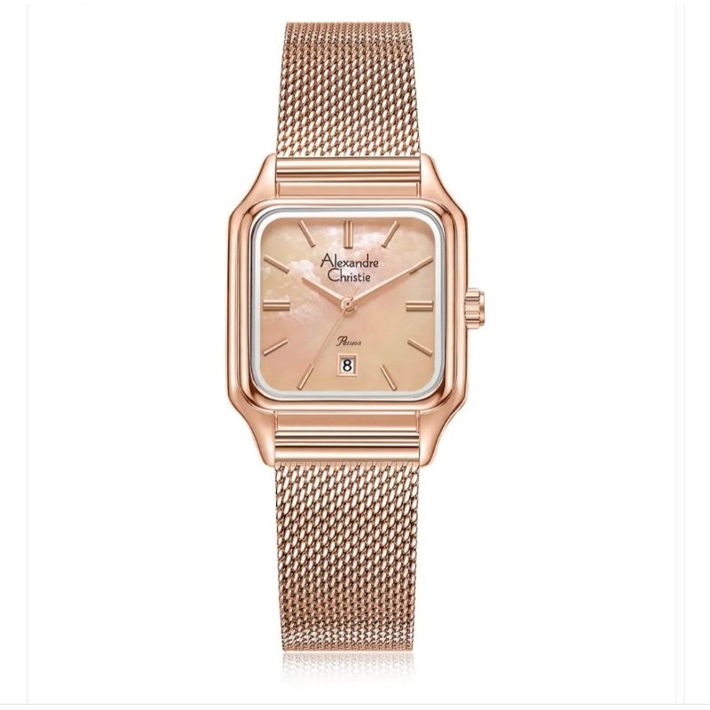 Jam tangan Wanita Menawan Ala Korea Simple cantik dari Alexandre Christie