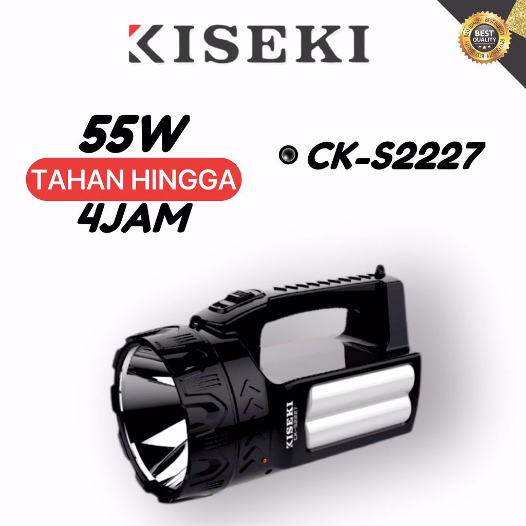 Kiseki Senter CK-S2227 Senter Tangan Jumbo 55Watt Emergency Led Light Super Bright