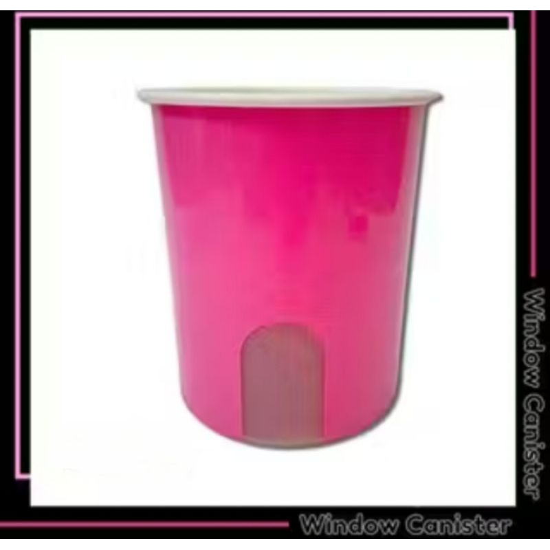 Tupperware window canister /u can see canister